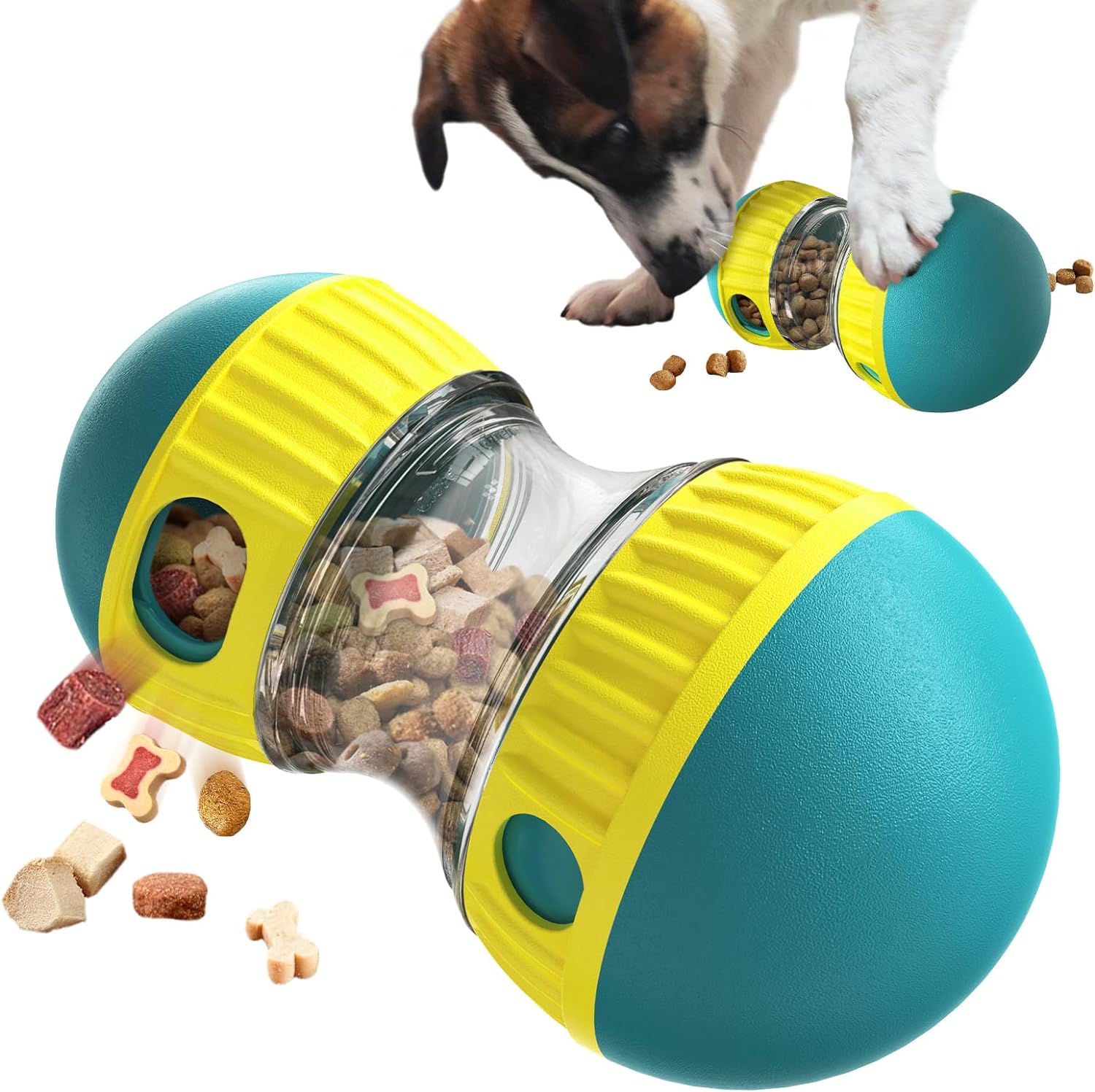Dog Puzzle Toy Adjustable Treat Dispensing Ball