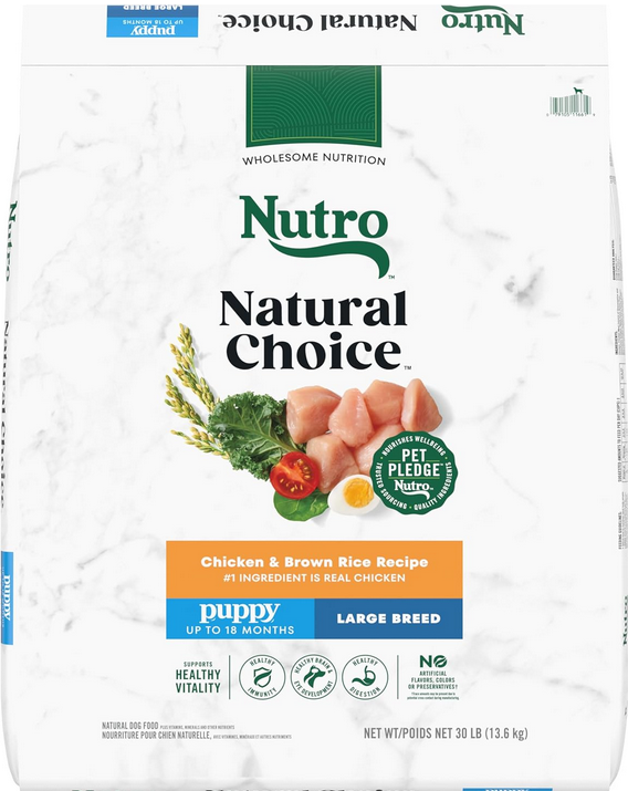 Nutro Natural Choice Large Breed Puppy Dry Dog Food Review