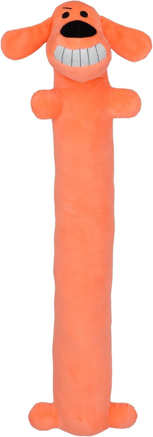 Multipet Original Loofa Dog Plush Toy - Squeaky Toy for All Dogs - Extra Soft Plush - Stuffed Animal Dog Toys for Playing (1 Count, 24”, Random Color Surprise) - Image 2