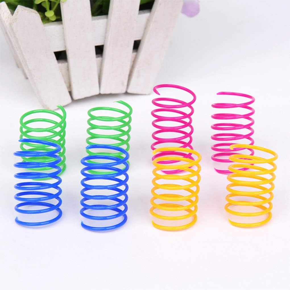 Andiker Interactive Cat Spiral Creative Spring Toy to Kill Time and Keep Fit, Sturdy and Heavy Plastic for Swatting, Biting, Hunting Kitten Toys, Colorful, 12 pcs - Image 7