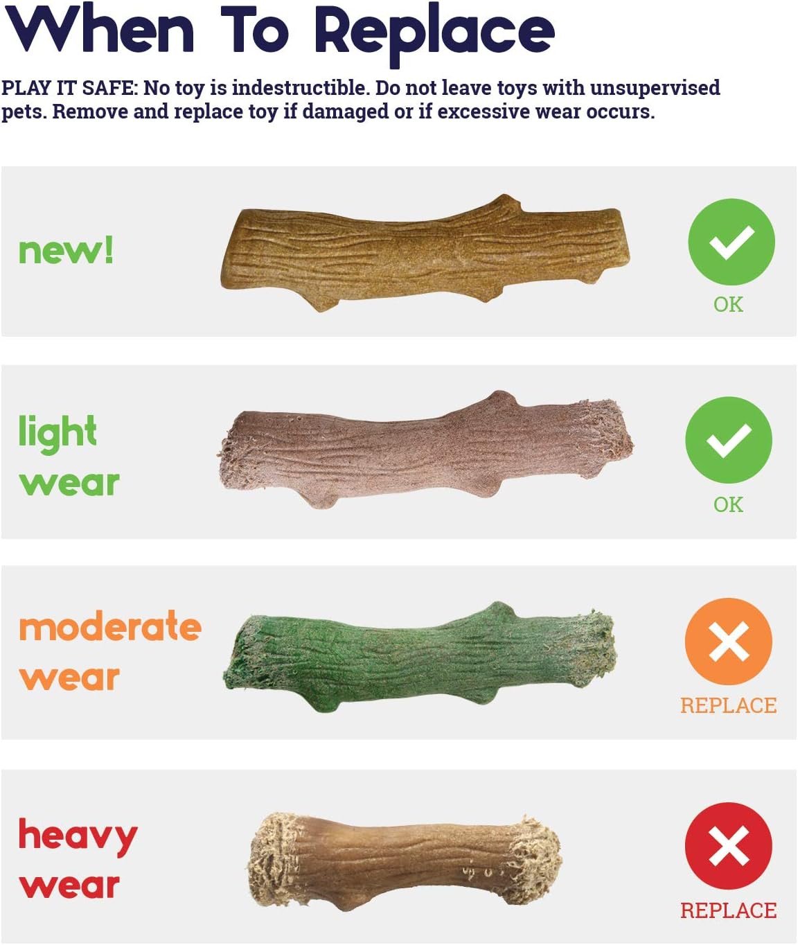 Petstages Dogwood Durable Dog Chew Toy, Large - Long Lasting Chew Stick Made with Real Wood - USA Made, L - Image 6