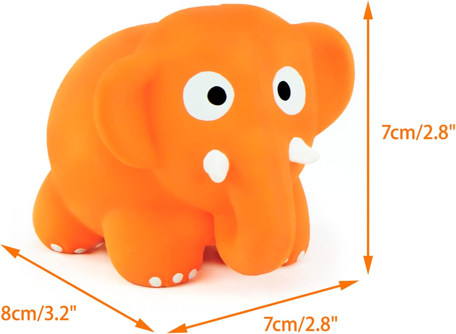 CHIWAVA 3 Pack 3.2'' Squeak Latex Puppy Toy Cute Standing Animal Sets Pet Interactive Play for Small Dogs Assorted Color - Image 6