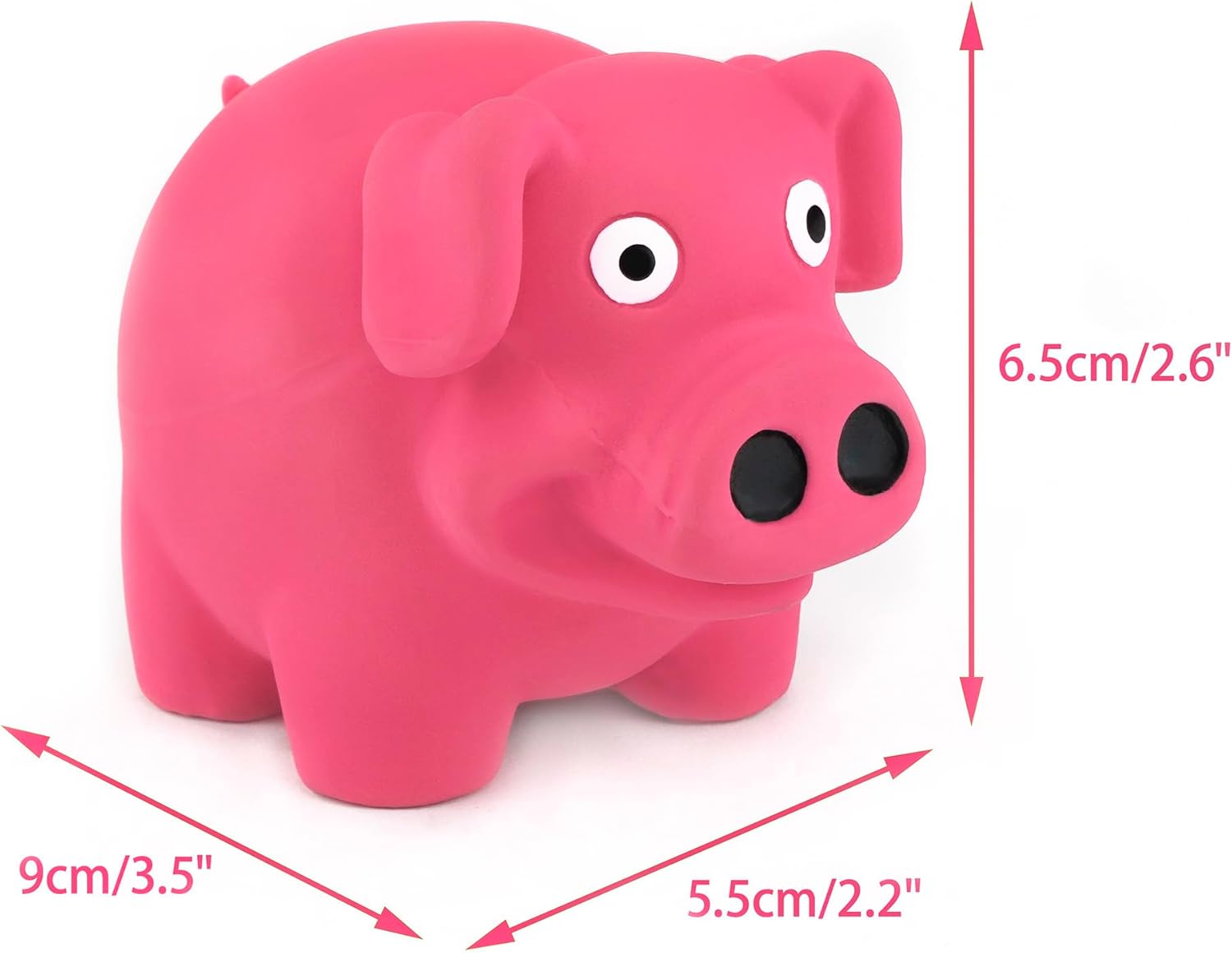 CHIWAVA 3 Pack 3.2'' Squeak Latex Puppy Toy Cute Standing Animal Sets Pet Interactive Play for Small Dogs Assorted Color - Image 7