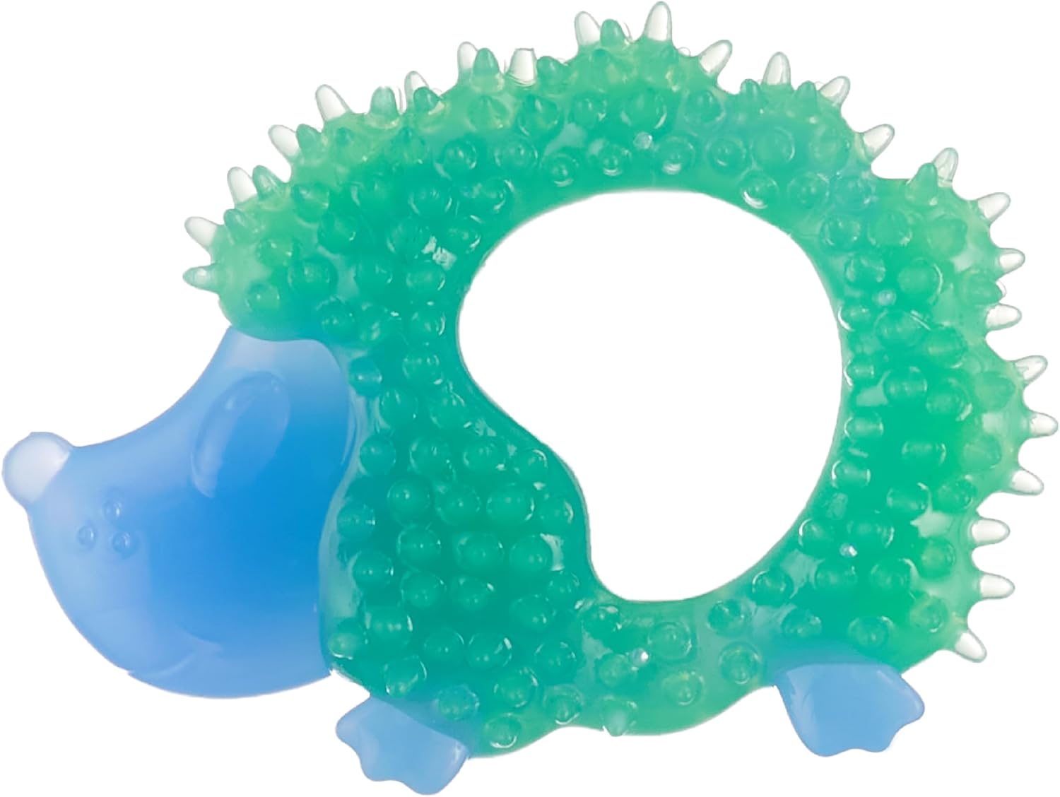 Outward Hound Cutie Chewies Hedgehog Dental Dog Chew Toy, Blue - Image 2